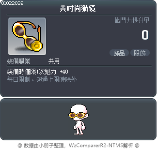 黄时尚猫镜 Tooltip