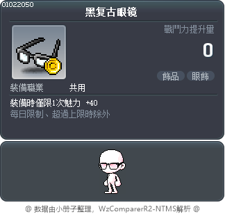 黑复古眼镜 Tooltip