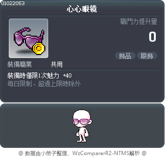 心心眼镜 Tooltip