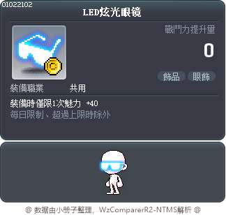 LED炫光眼镜 Tooltip