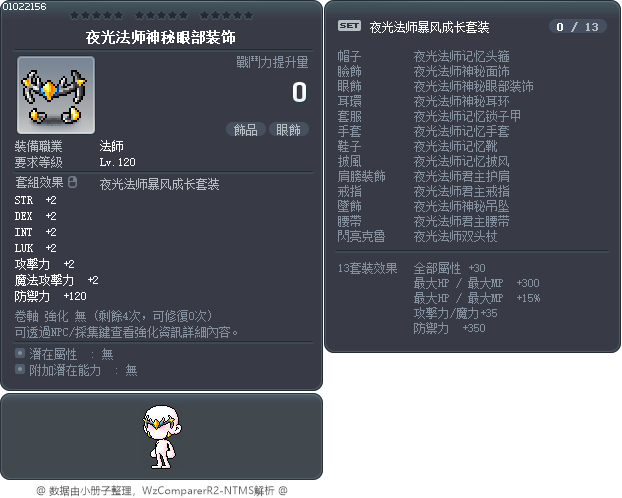 夜光法师神秘眼部装饰 Tooltip