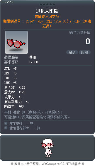 进化太阳镜 Tooltip