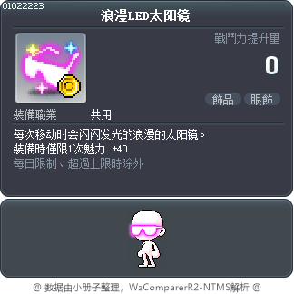 浪漫LED太阳镜 Tooltip