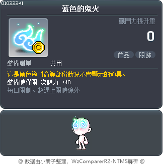 蓝色的鬼火 Tooltip