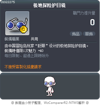 极地探险护目镜 Tooltip