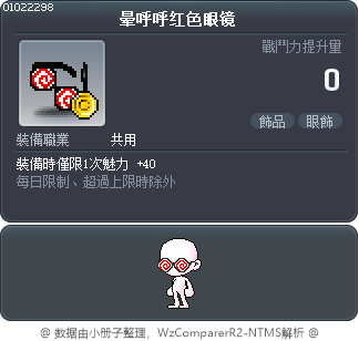 晕呼呼红色眼镜 Tooltip
