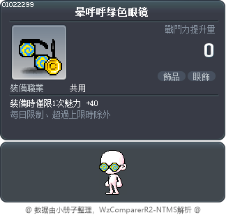 晕呼呼绿色眼镜 Tooltip