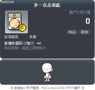 多一点点泪痣 Tooltip