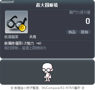 超大圆眼镜 Tooltip