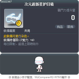 次元超新星护目镜 Tooltip
