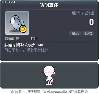 透明耳环 Tooltip