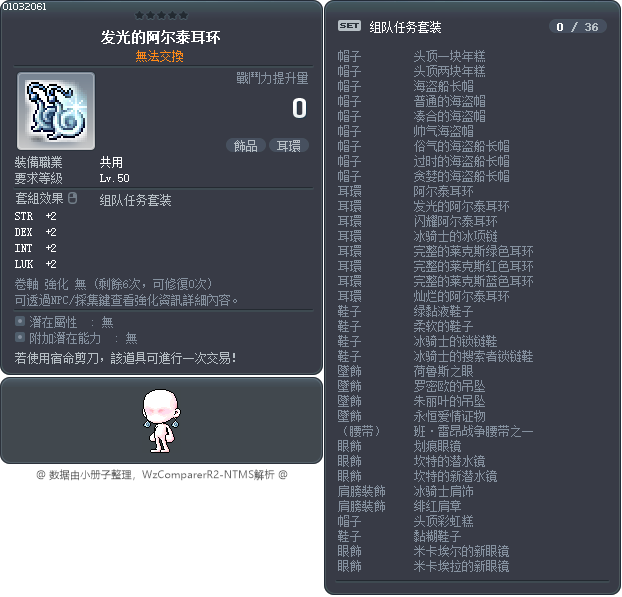 发光的阿尔泰耳环 Tooltip
