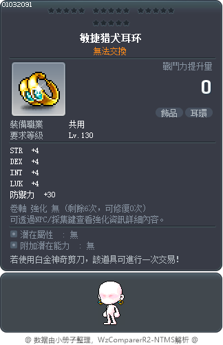 敏捷猎犬耳环 Tooltip