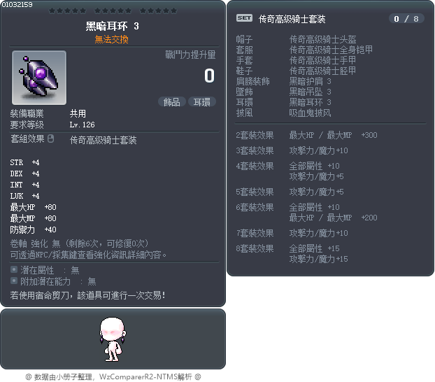 黑暗耳环 3 Tooltip