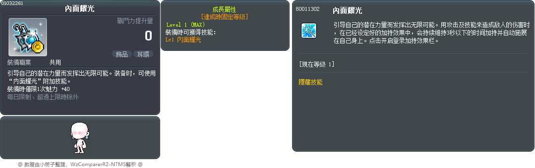 內面耀光 Tooltip