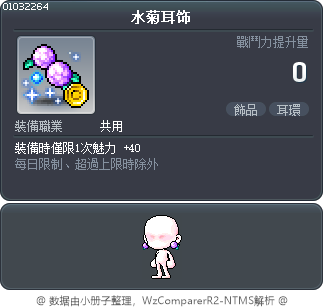 水菊耳饰 Tooltip