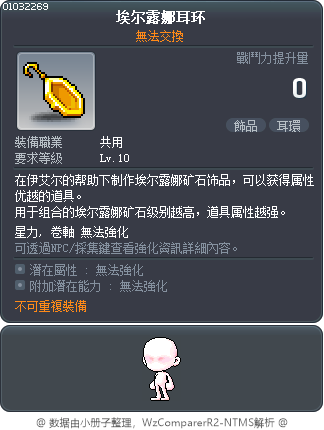 埃尔露娜耳环 Tooltip