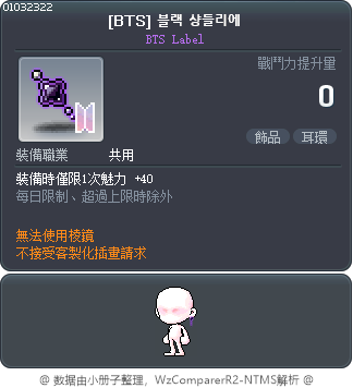 [BTS] 블랙 샹들리에 Tooltip