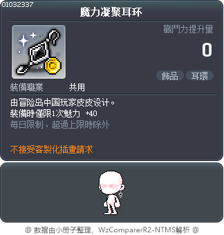 魔力凝聚耳环 Tooltip
