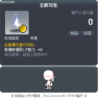圣辉耳坠 Tooltip