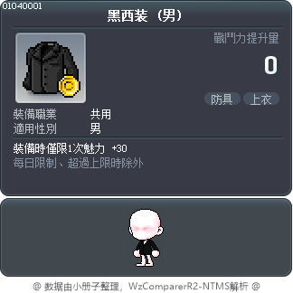 黑西装 Tooltip