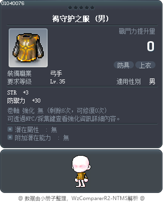 褐守护之服 Tooltip