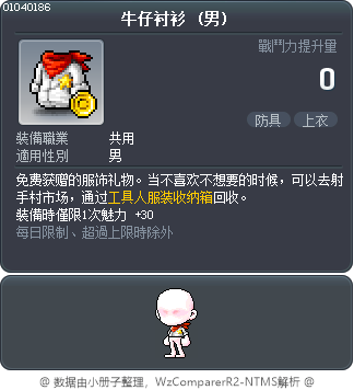牛仔衬衫 Tooltip