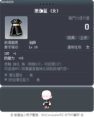 黑伽蓝 Tooltip