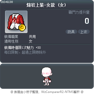 熔岩上装-女款 Tooltip