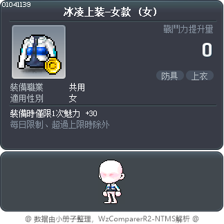 冰凌上装-女款 Tooltip
