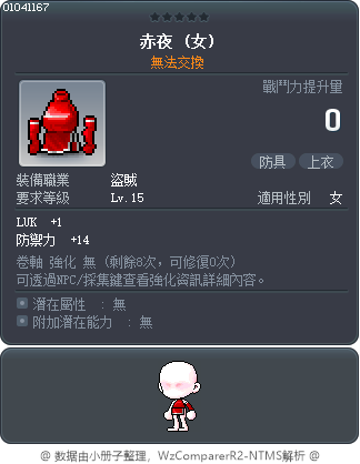 赤夜 Tooltip