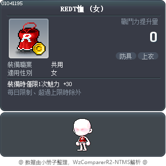 REDT恤 Tooltip