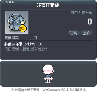 淡蓝打猎装 Tooltip