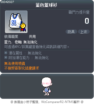 蓝色篮球衫 Tooltip
