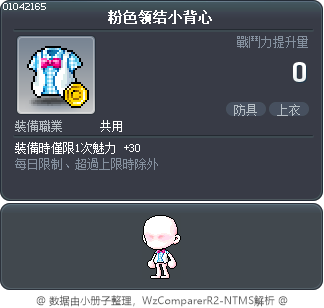 粉色领结小背心 Tooltip