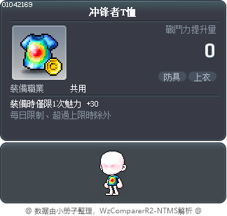 冲锋者T恤 Tooltip