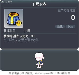 丁尼卫衣 Tooltip