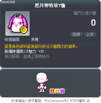 然并卵特效T恤 Tooltip