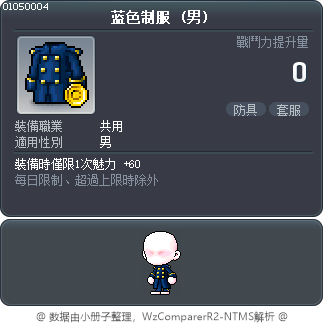 蓝色制服 Tooltip