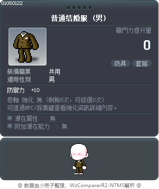 普通结婚服 Tooltip
