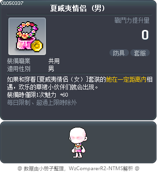 夏威夷情侣 Tooltip