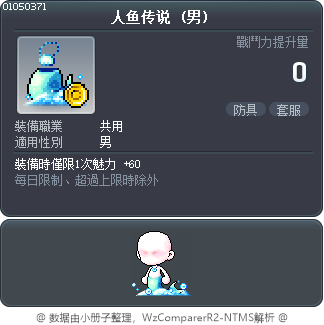 人鱼传说 Tooltip