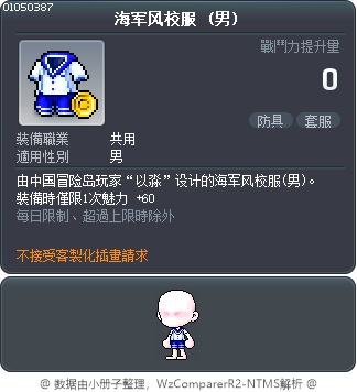 海军风校服 Tooltip