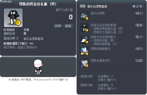 缪斯的男高音礼服 Tooltip