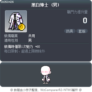 黑白绅士 Tooltip