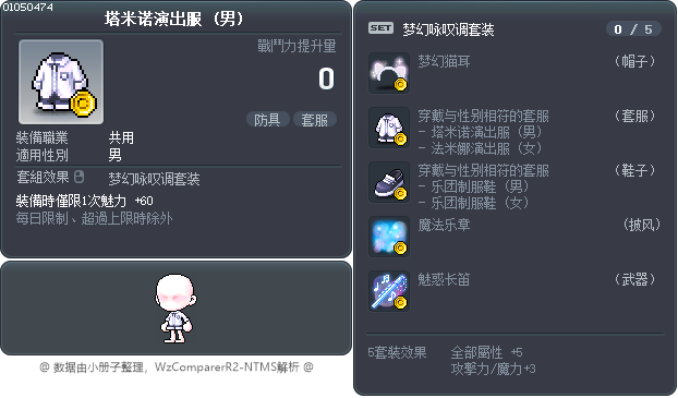 塔米诺演出服 Tooltip