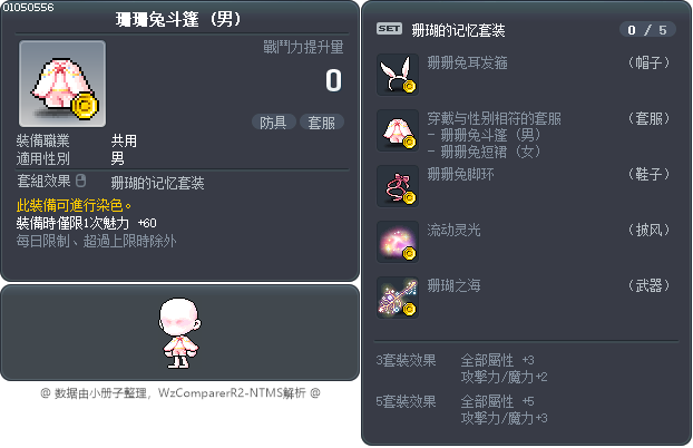 珊珊兔斗篷 Tooltip