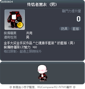 终结者黑衣 Tooltip