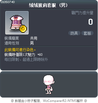 绒绒披肩套服 Tooltip