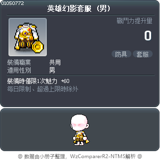 英雄幻影套服 Tooltip